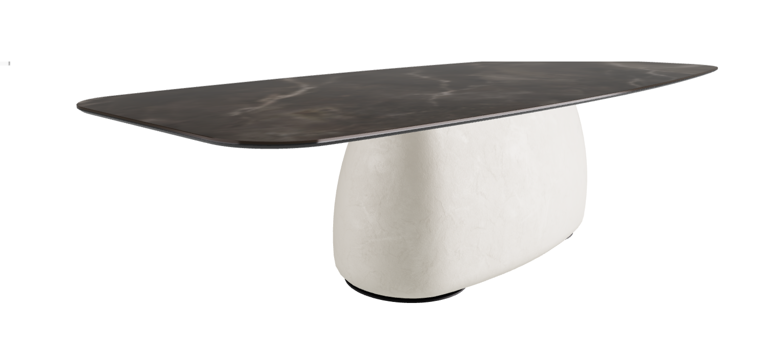 300x120x74h Barrel Shaped_Andromeda_Oslo_Black Embossed