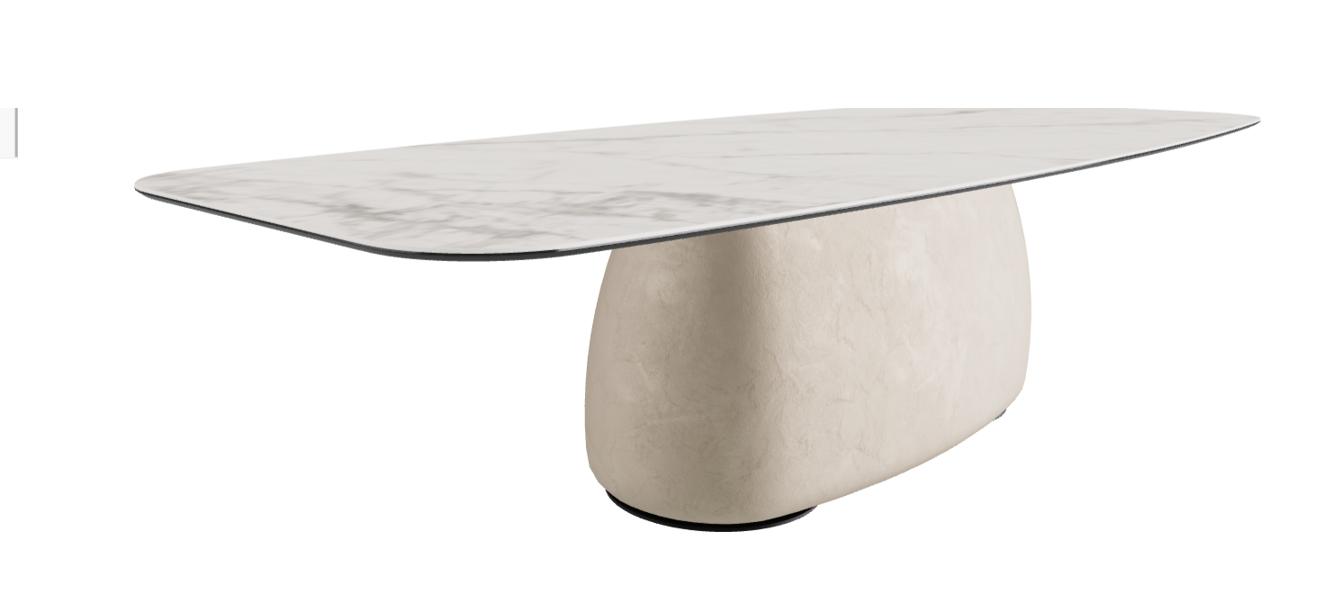 300x120x74h Barrel Shaped_Matt Invisible_Cairo_Black Embossed
