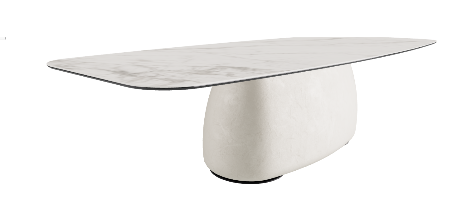 300x120x74h Barrel Shaped_Matt Invisible_Oslo_Black Embossed