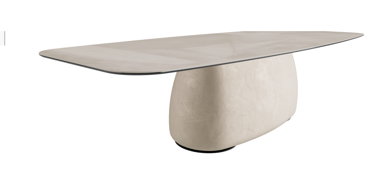 300x120x74h Barrel Shaped_Luxor_Cairo_Black Embossed