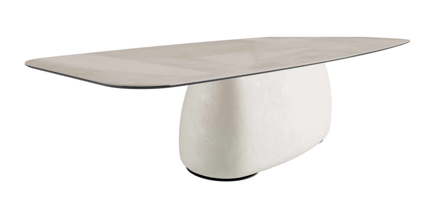 300x120x74h Barrel Shaped_Luxor_Oslo_Black Embossed