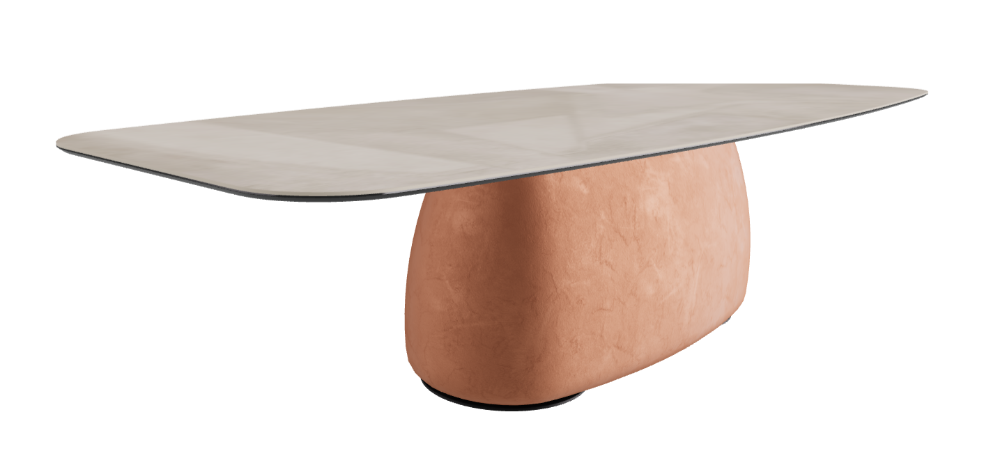 300x120x74h Barrel Shaped_Luxor_Marrakech_Black Embossed