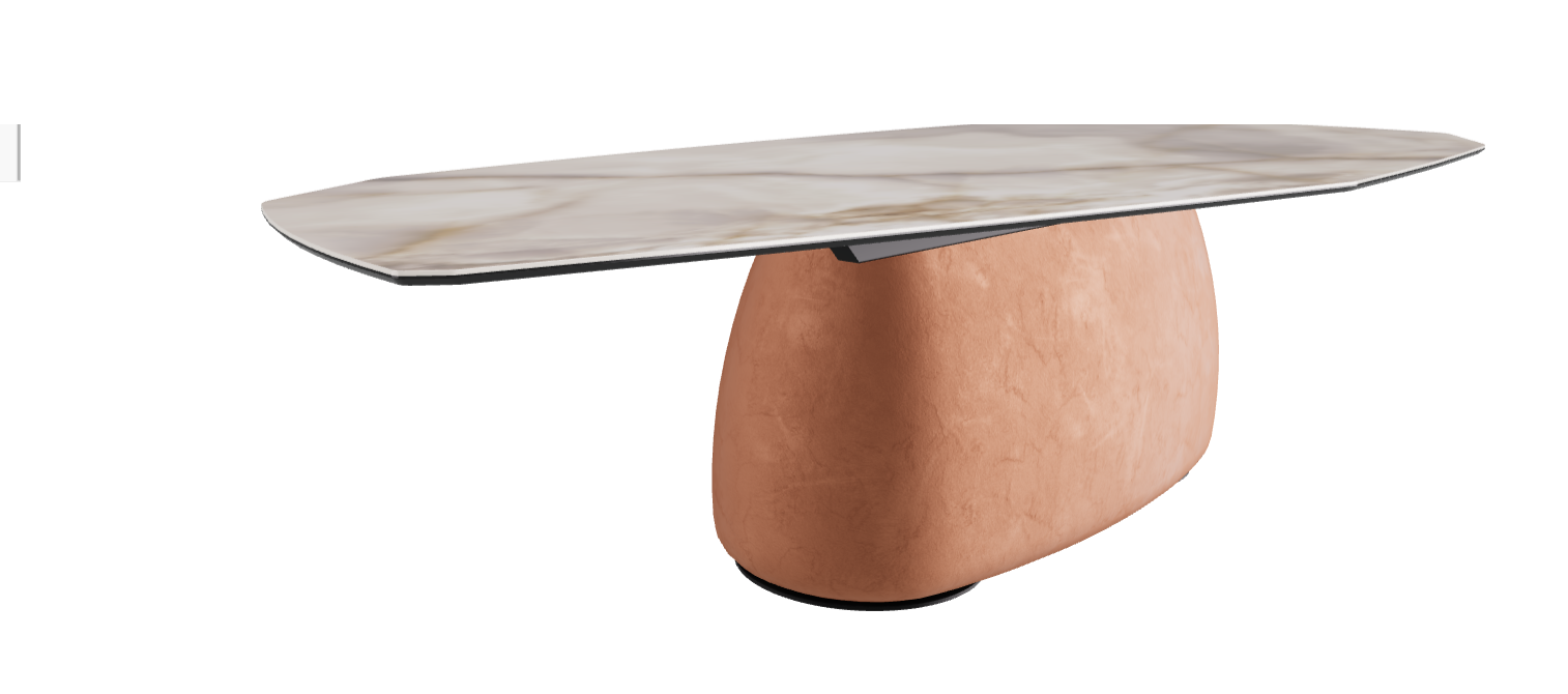 300x130x74h Polygon Shaped_Alabastro_Marrakech_Black Embossed