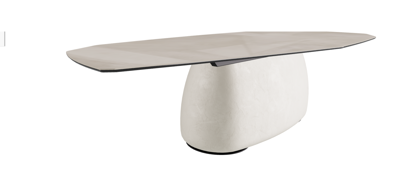 300x130x74h Polygon Shaped_Luxor_Oslo_Black Embossed