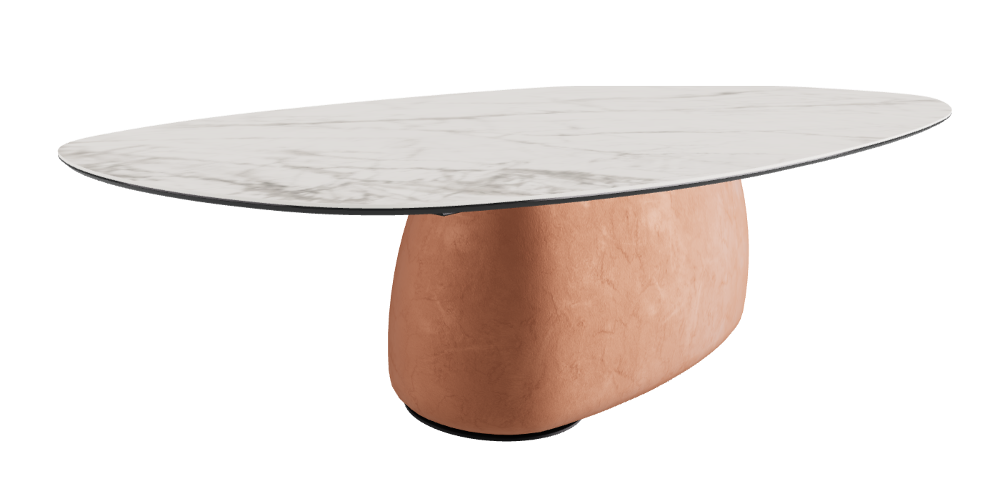 300x150x75h Biscuit Shaped_Matt Invisible_Marrakech_Black Embossed