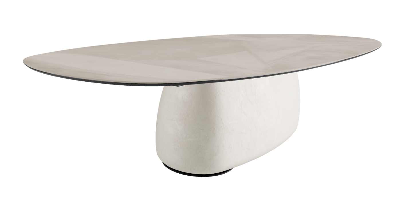 300x150x75h Biscuit Shaped_Luxor_Oslo_Black Embossed