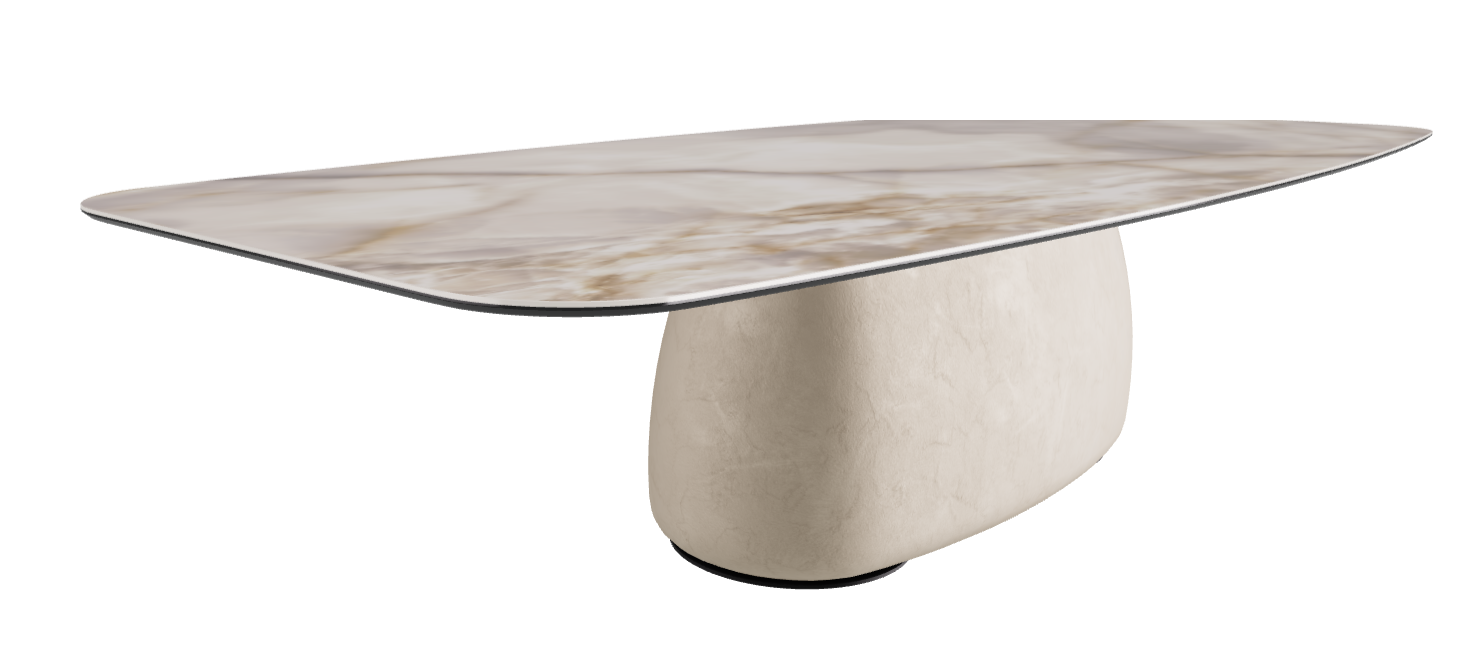 320x138x75h Barrel Shaped_Alabastro_Cairo_Black Embossed