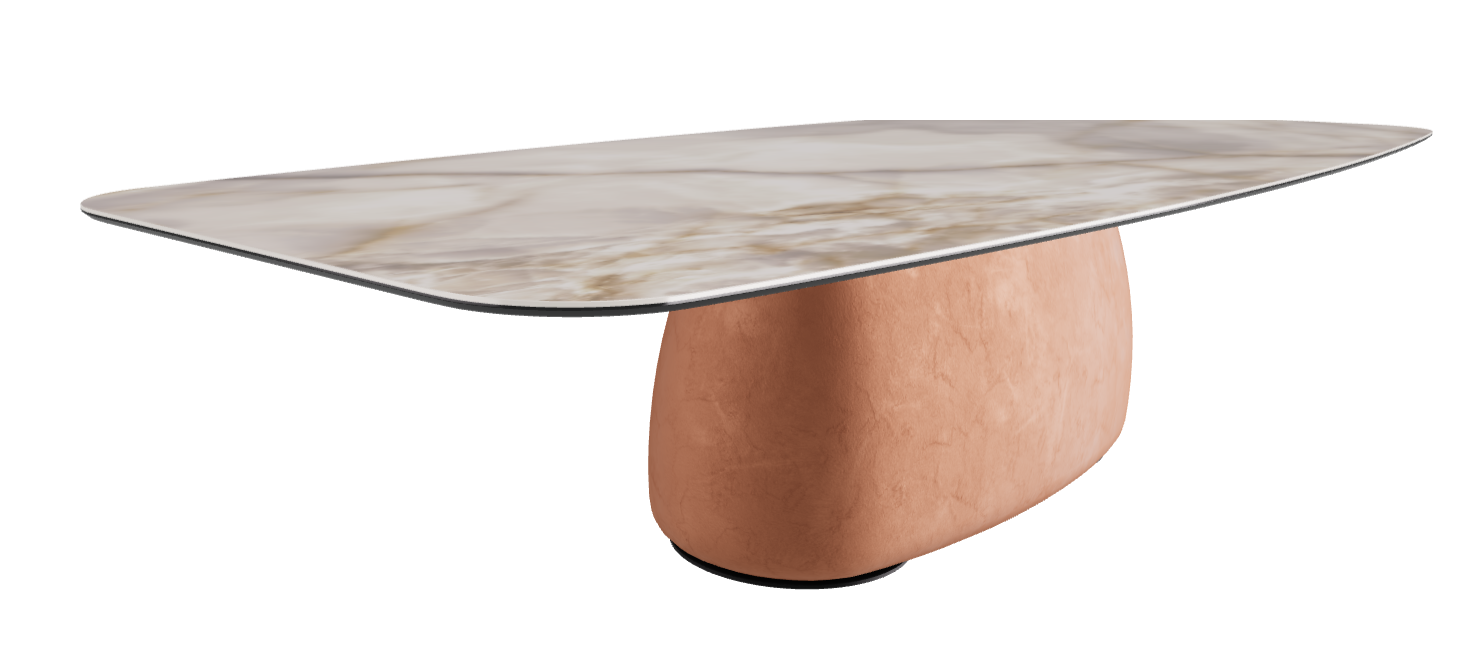 320x138x75h Barrel Shaped_Alabastro_Marrakech_Black Embossed