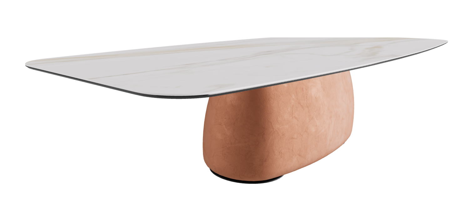 320x138x75h Barrel Shaped_Matt Golden Calacatta_Marrakech_Black Embossed