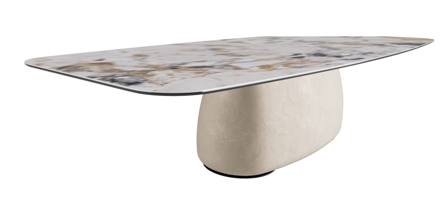 320x138x75h Barrel Shaped_Makalu_Cairo_Black Embossed