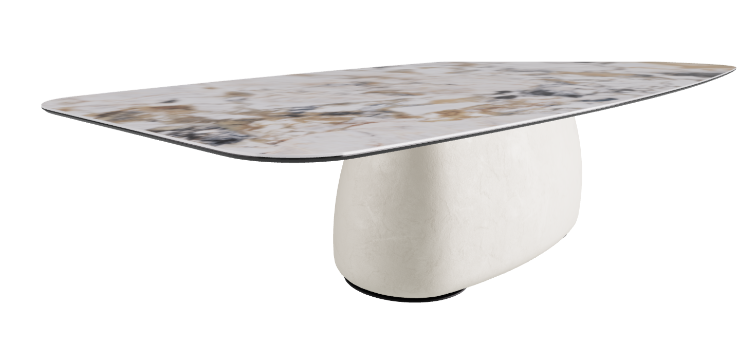 320x138x75h Barrel Shaped_Makalu_Oslo_Black Embossed