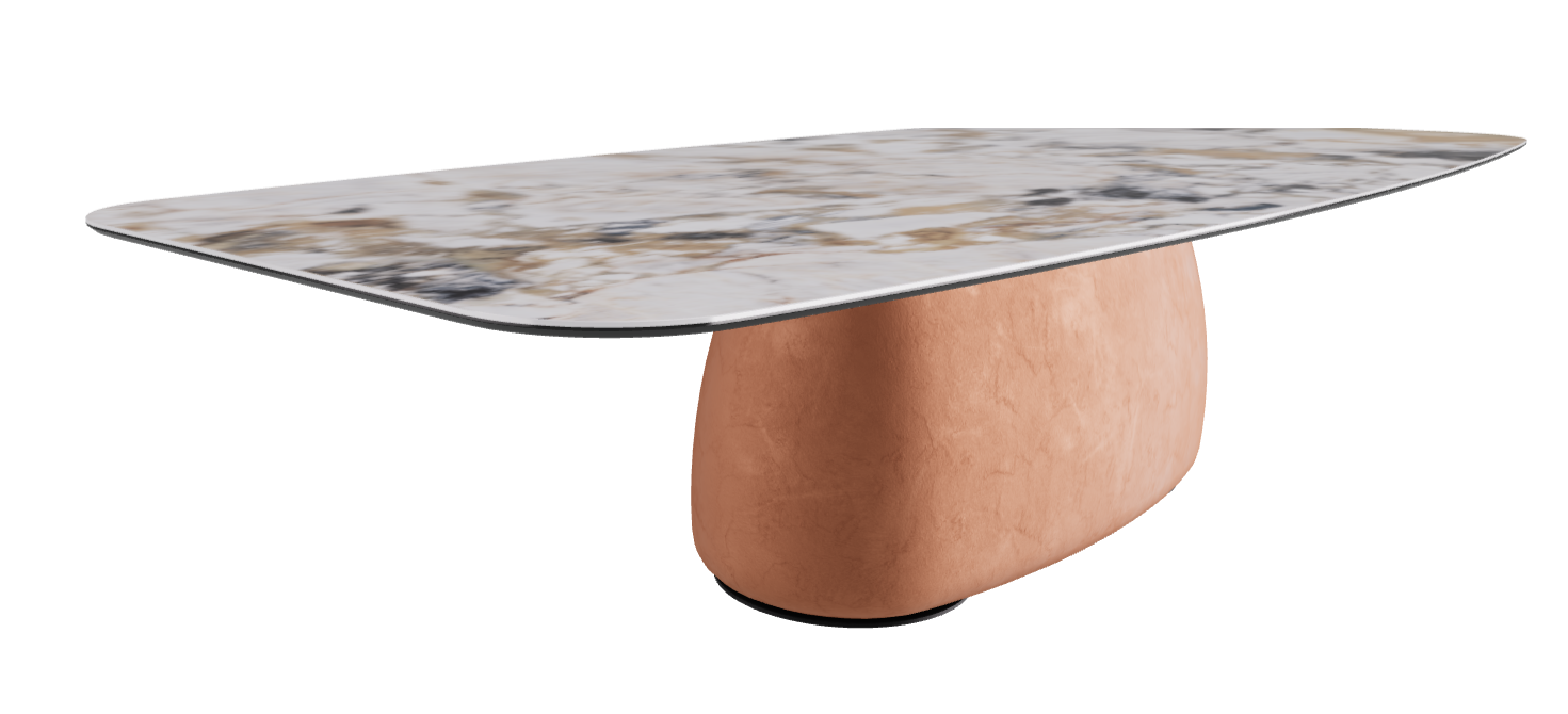 320x138x75h Barrel Shaped_Makalu_Marrakech_Black Embossed