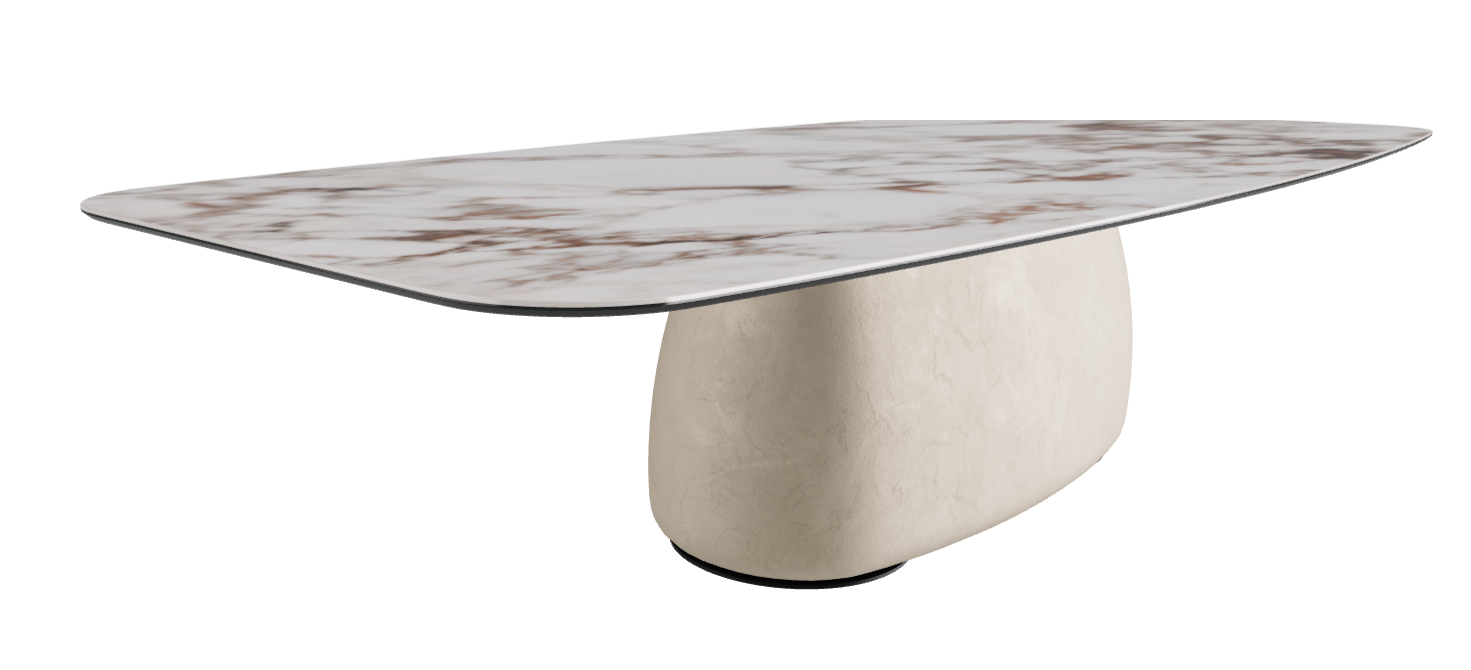 320x138x75h Barrel Shaped_Breccia_Cairo_Black Embossed