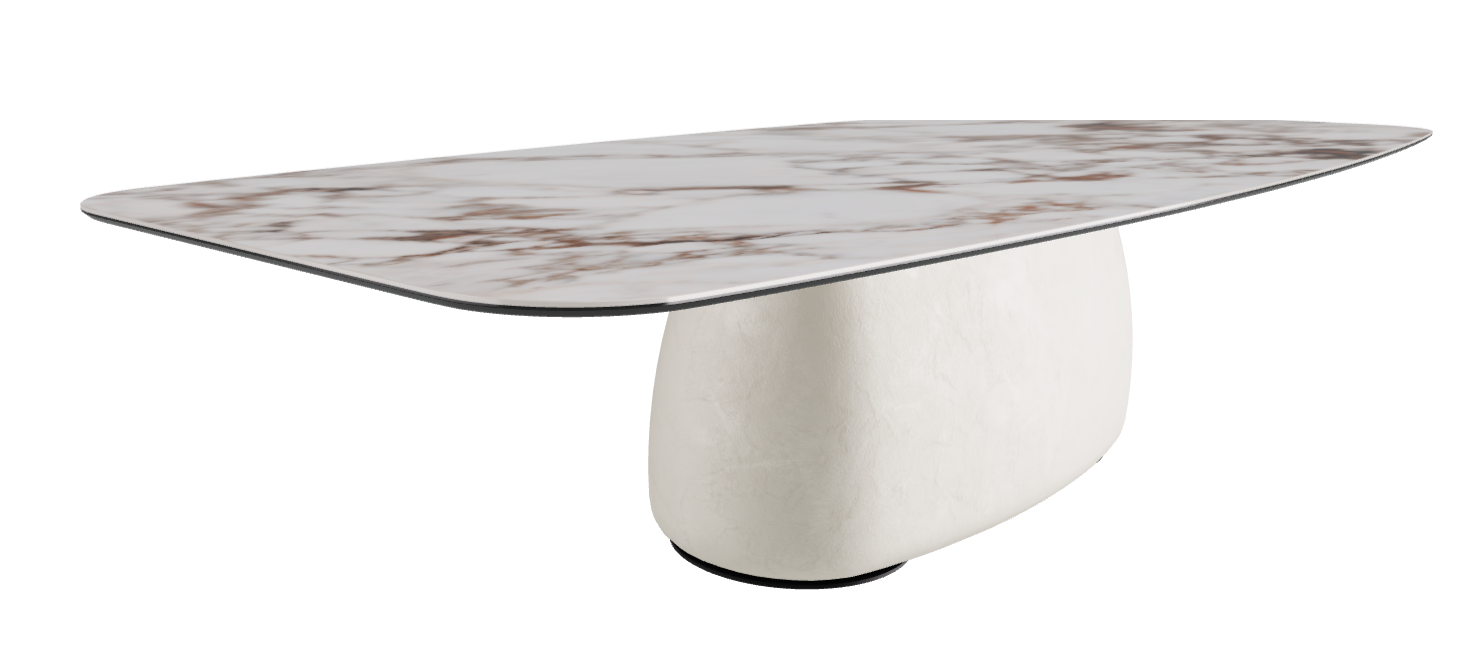 320x138x75h Barrel Shaped_Breccia_Oslo_Black Embossed