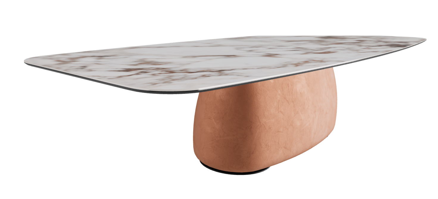 320x138x75h Barrel Shaped_Breccia_Marrakech_Black Embossed