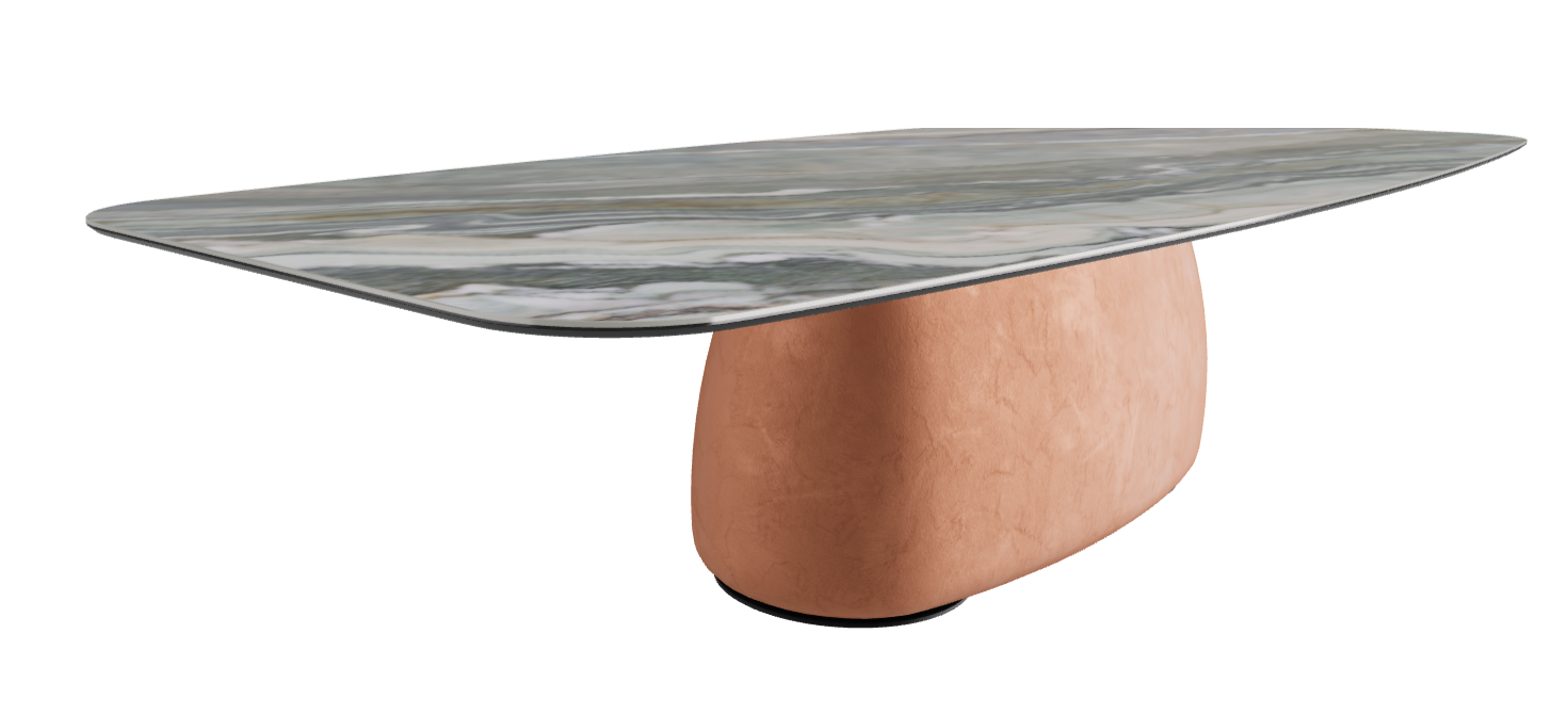 320x138x75h Barrel Shaped_Kaindy_Marrakech_Black Embossed