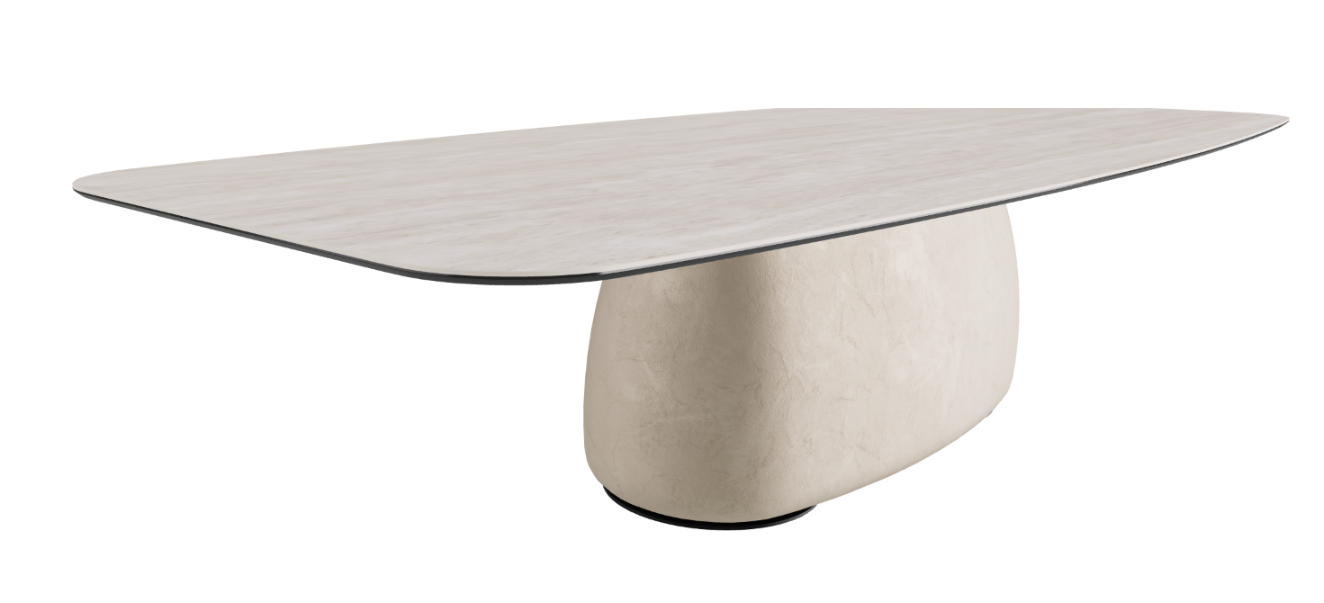 320x138x75h Barrel Shaped_Colosseo_Cairo_Black Embossed