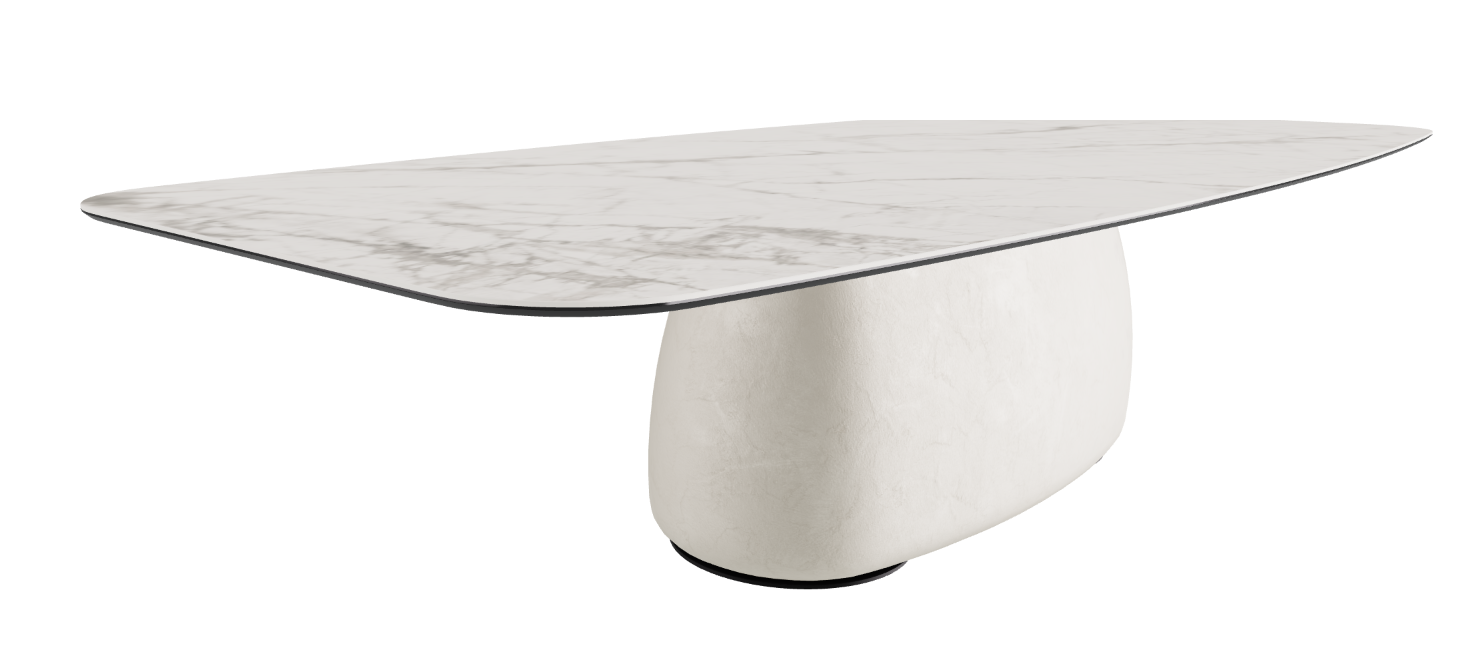 320x138x75h Barrel Shaped_Matt Invisible_Oslo_Black Embossed