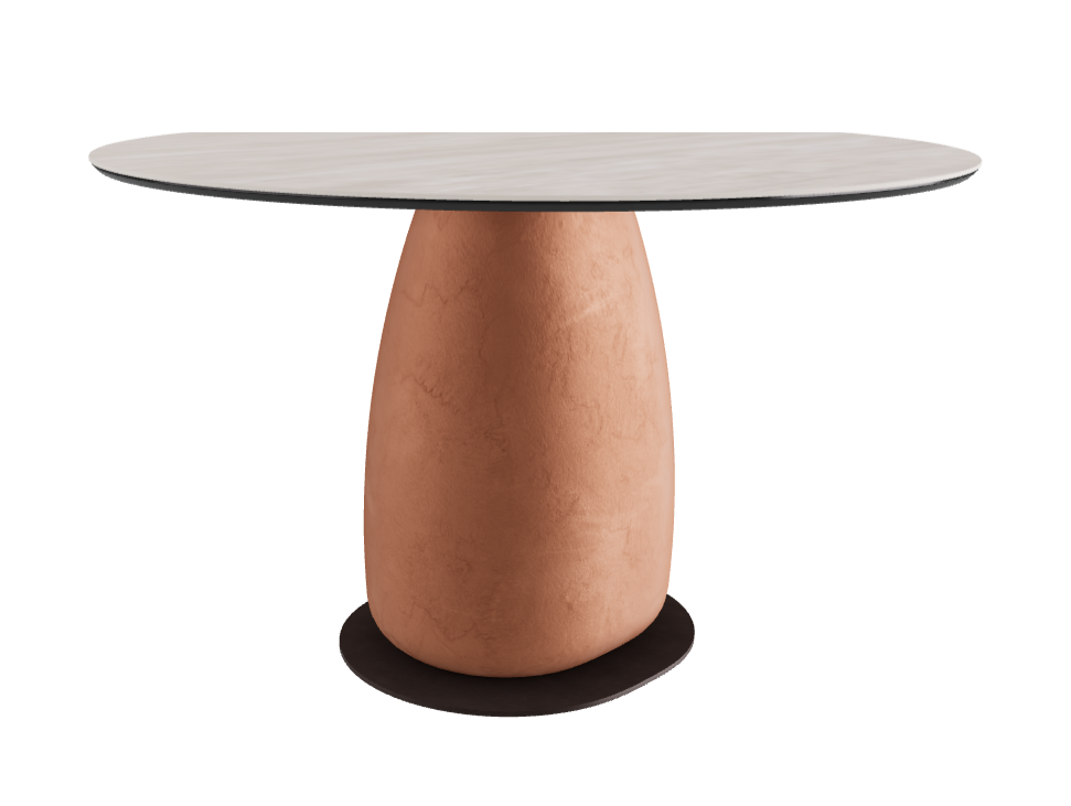 Diameter 118 x Height 73 cm Round Shaped_Colosseo_Marrakech_Bronze Embossed