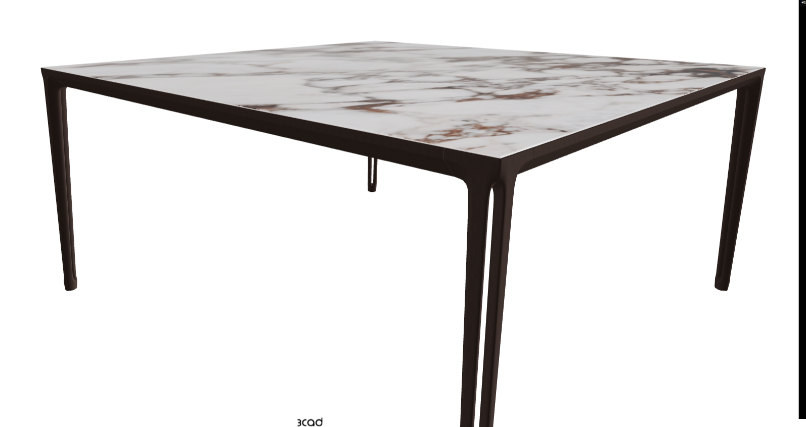 160x160x75h Square Shaped_Breccia_Bronze Embossed