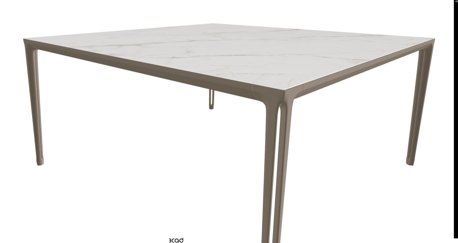 160x160x75h Square Shaped_Matt Invisible_Titanium Embossed