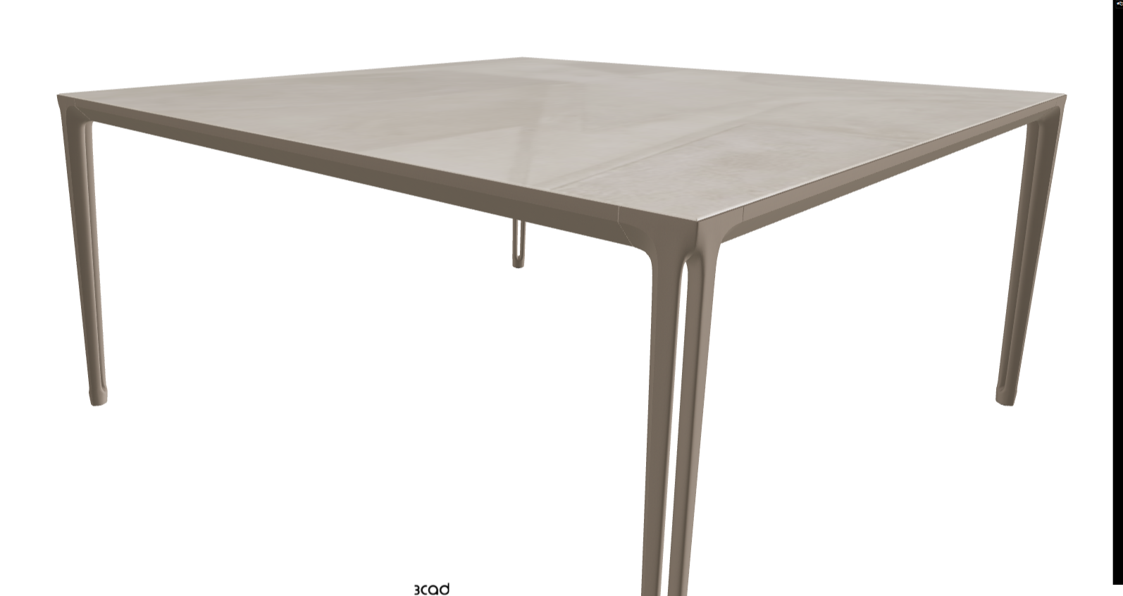 160x160x75h Square Shaped_Luxor_Titanium Embossed