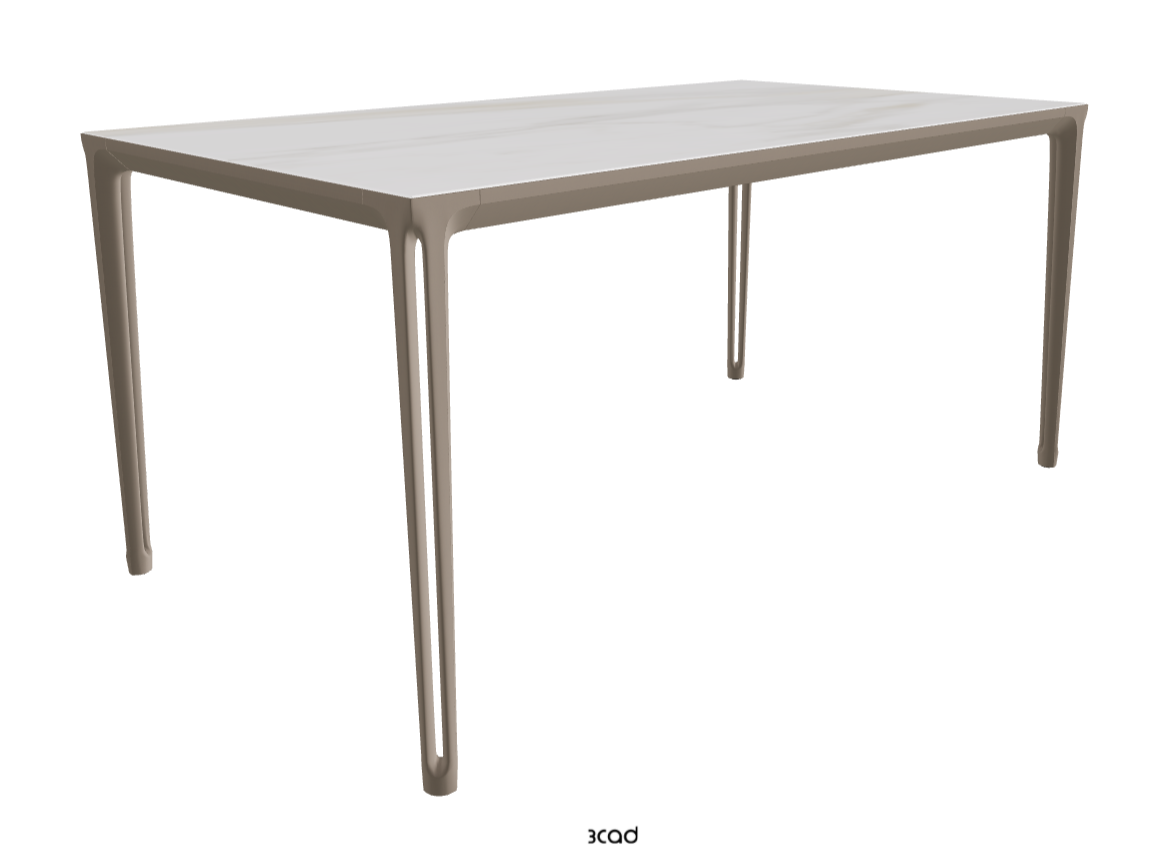 160x90x75h Rectangle Shaped_Matt Golden Calacatta_Titanium Embossed