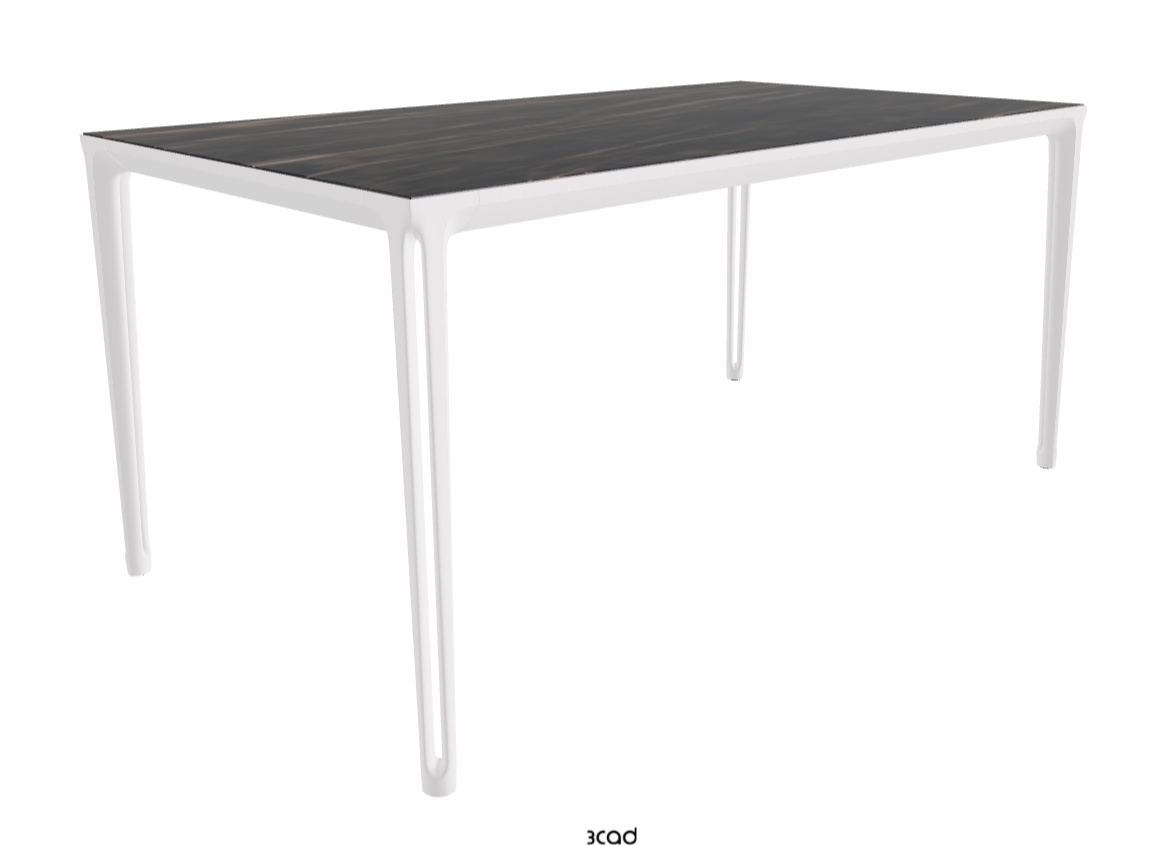 160x90x75h Rectangle Shaped_Glossy Portoro_Pearl Embossed