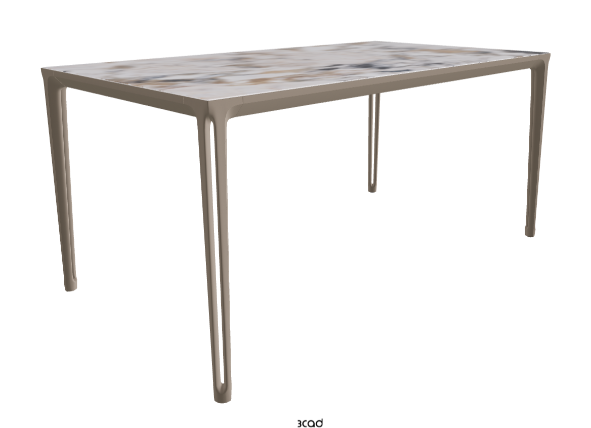 160x90x75h Rectangle Shaped_Makalu_Titanium Embossed