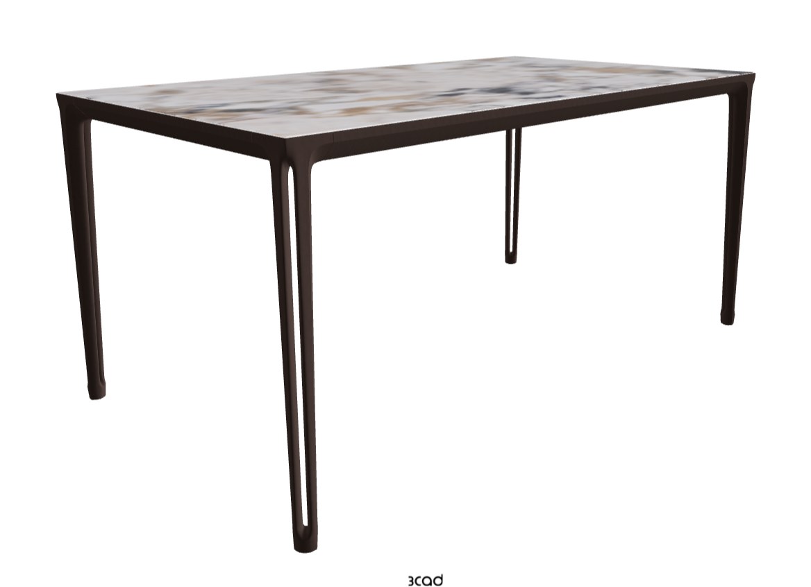 160x90x75h Rectangle Shaped_Makalu_Bronze Embossed