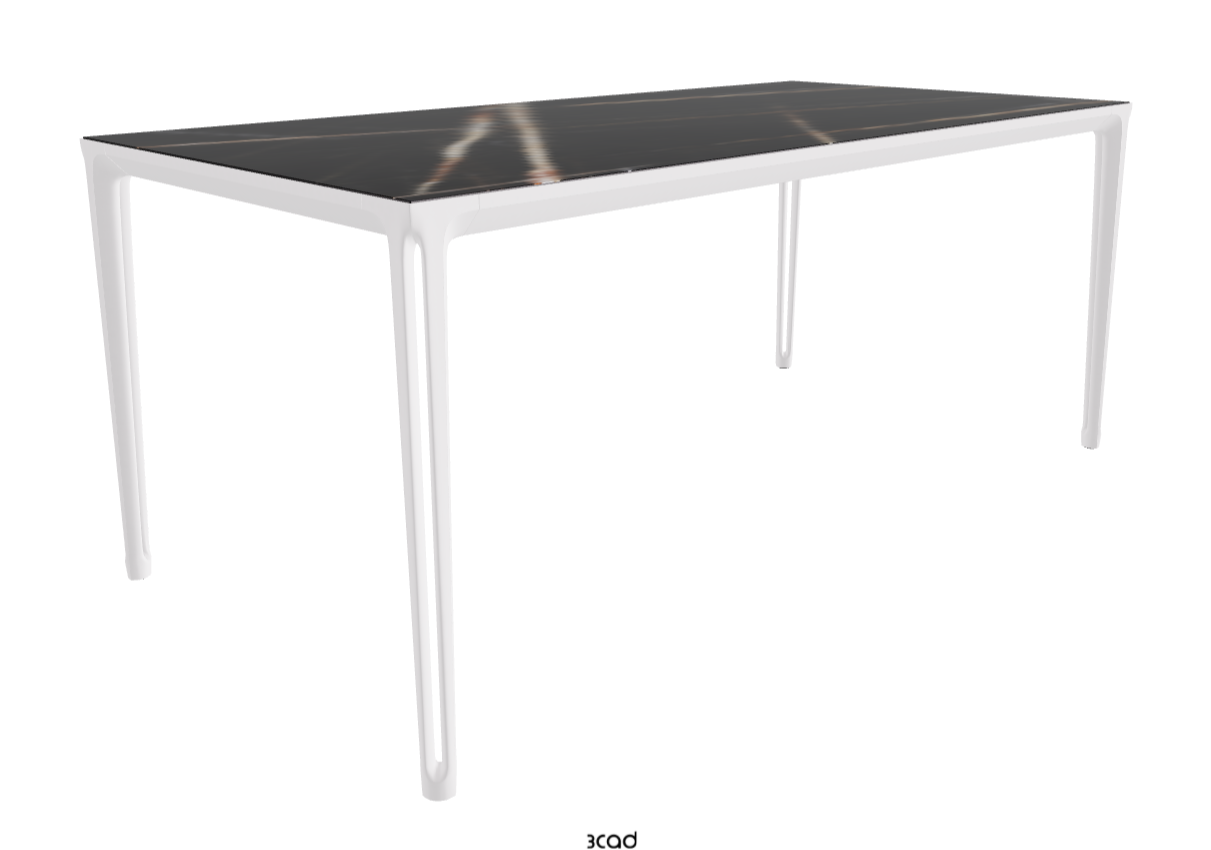 180x90x75h Rectangle Shaped_Glossy Sahara Noir_Pearl Embossed