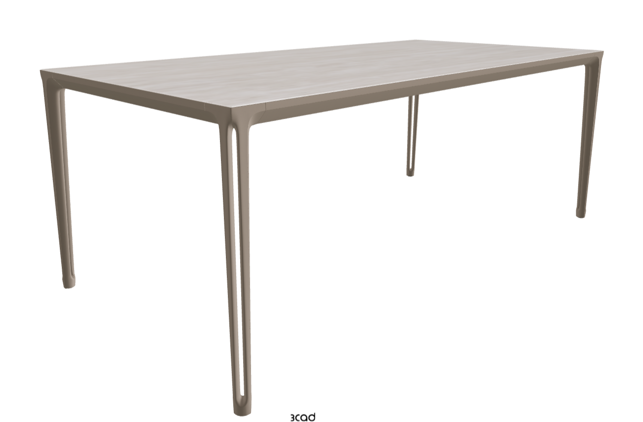 200x100x75h Rectangle Shaped_Colosseo_Titanium Embossed
