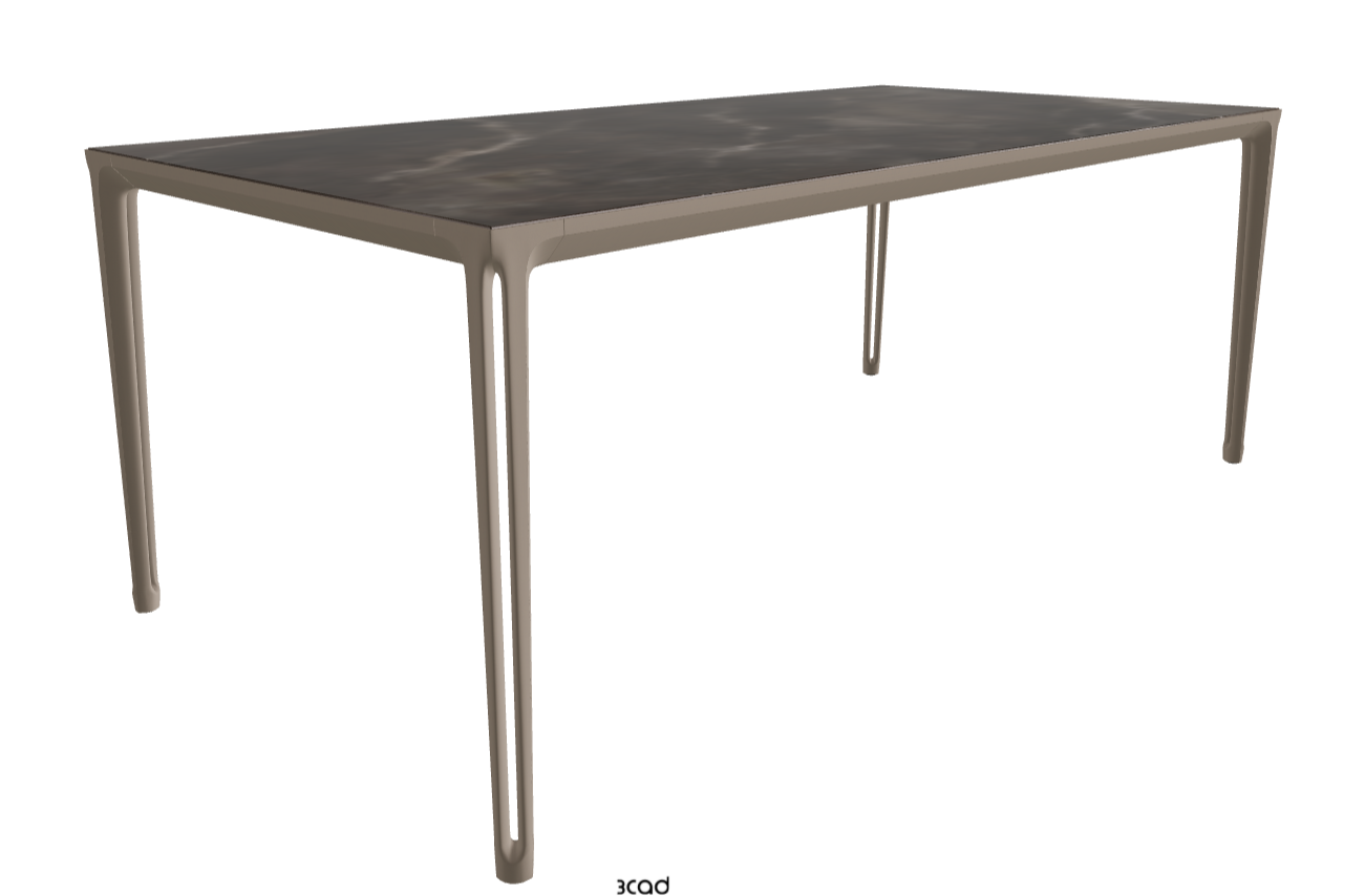 200x100x75h Rectangle Shaped_Andromeda_Titanium Embossed