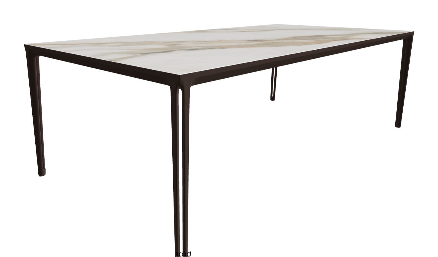 240x120x75h Rectangle Shaped_Matt Borghini Calacatta_Bronze Embossed