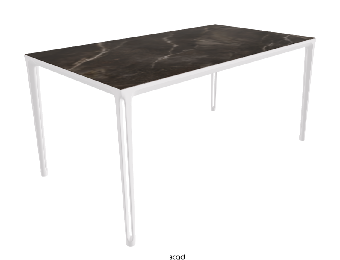 160-220x90x75h Extendible Rectangle Shaped_Andromeda_Pearl Embossed_Closed