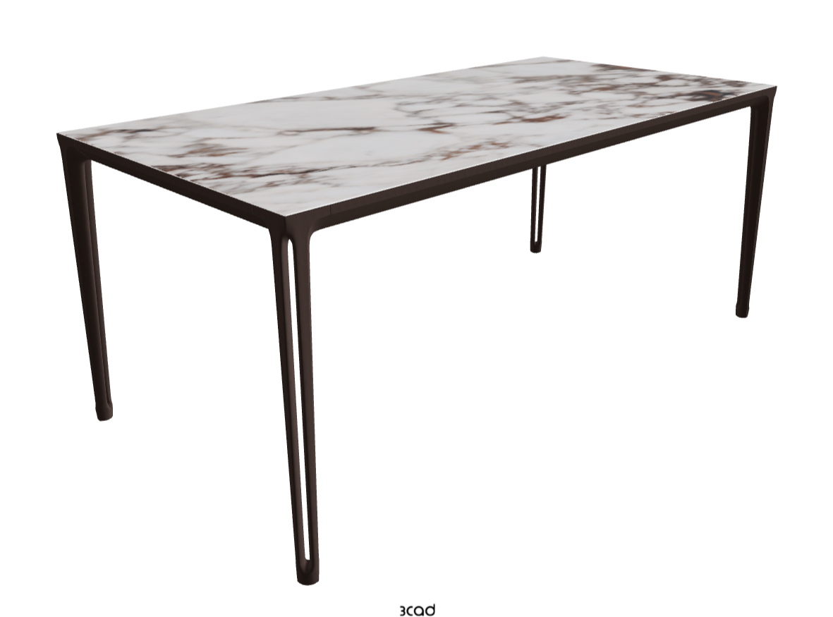 180-240x90x75h Extendible Rectangle Shaped_Breccia_Bronze Embossed_Closed