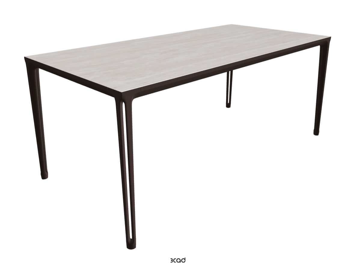 180-240x90x75h Extendible Rectangle Shaped_Colosseo_Bronze Embossed_Closed