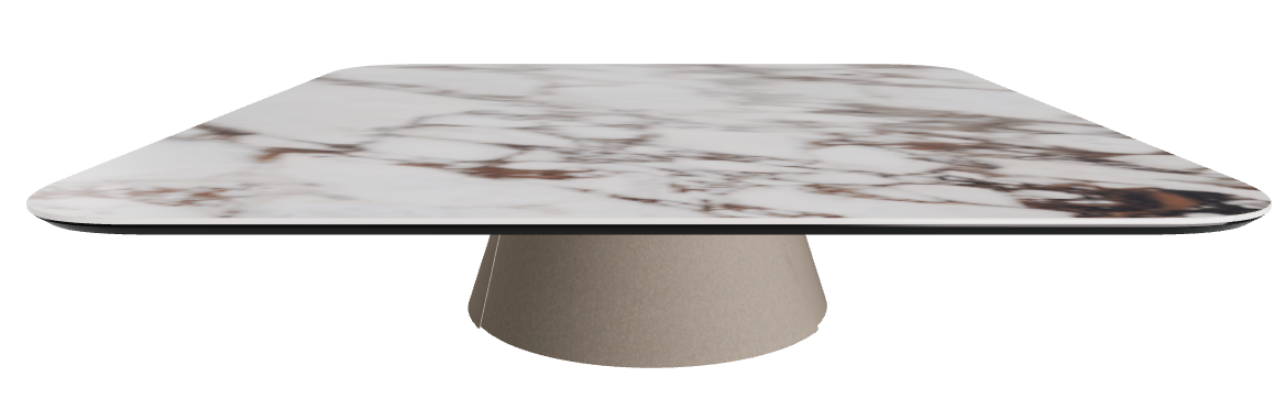 Cattelan Italia ALBERT Keramik S Coffee Table ◻118x118x28h