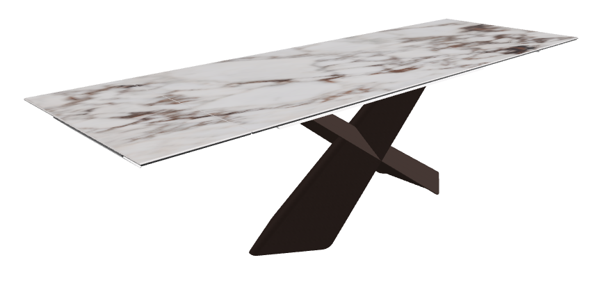 Cattelan Italia Tyron Keramik Drive Rectangular Extendible Dining Table – 182→258x90x74h