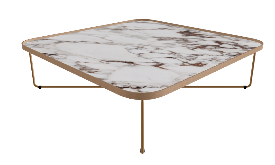 Cattelan Italia Benny Keramik Coffee Table ◻99x99x28h