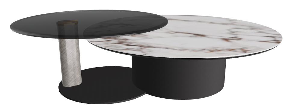 Cattelan Italia ARENA Keramik Bond Coffee Table ø118/187x42h