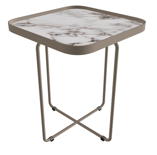 Cattelan Italia Benny Keramik Coffee Table ◻36x36x43h