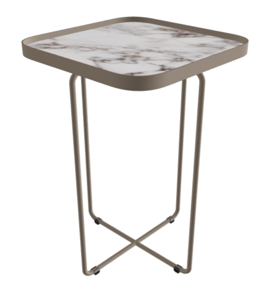 Cattelan Italia Benny Keramik Coffee Table ◻36x36x53h