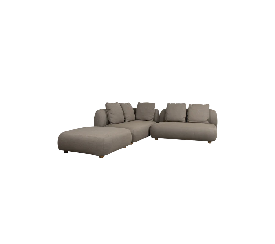 Cane-line Capture Corner Sofa With Chaise Lounge