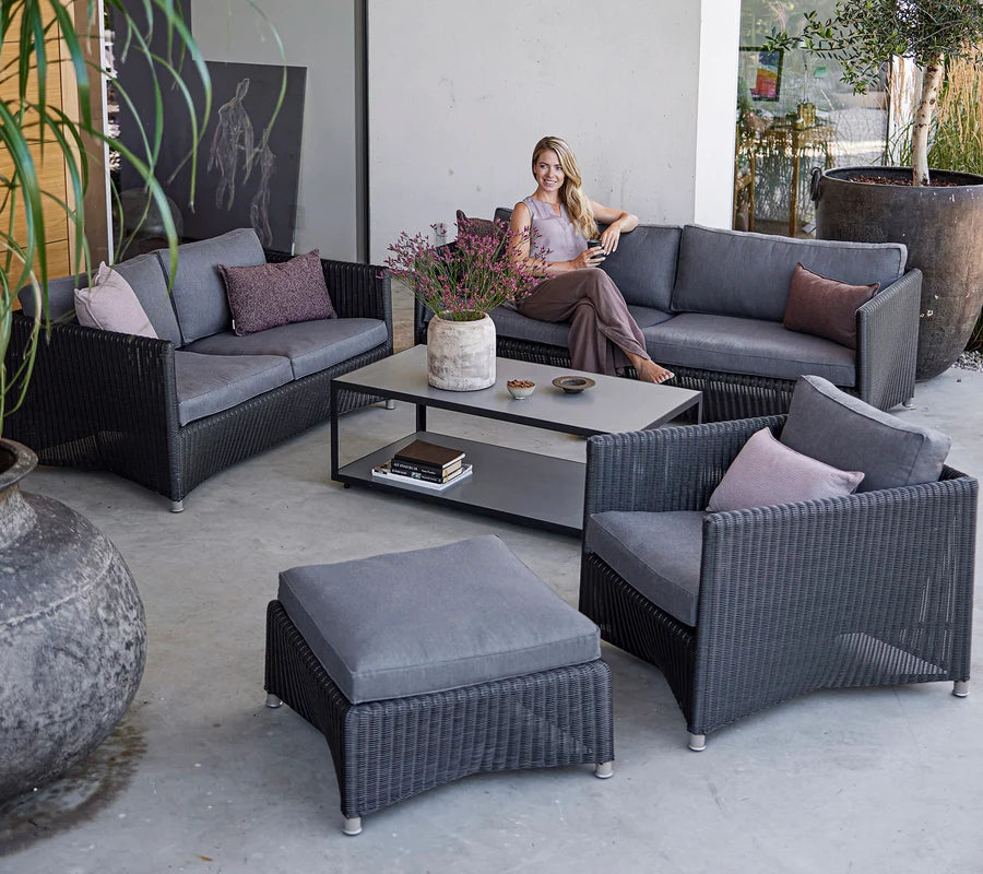 Cane-line Diamond footstool