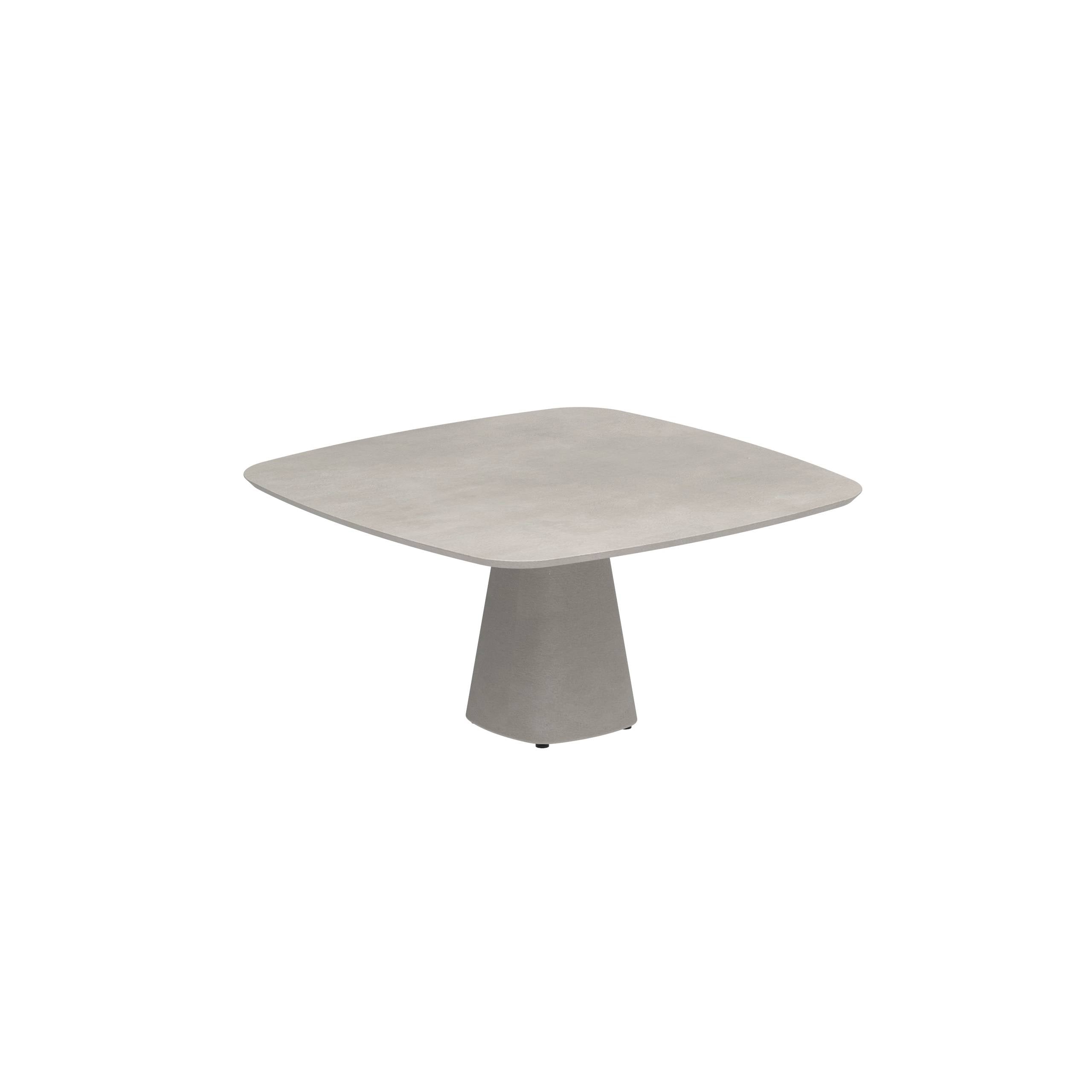 Conix Table 150x150 Legs Concrete Cement Grey - Table Top Concrete