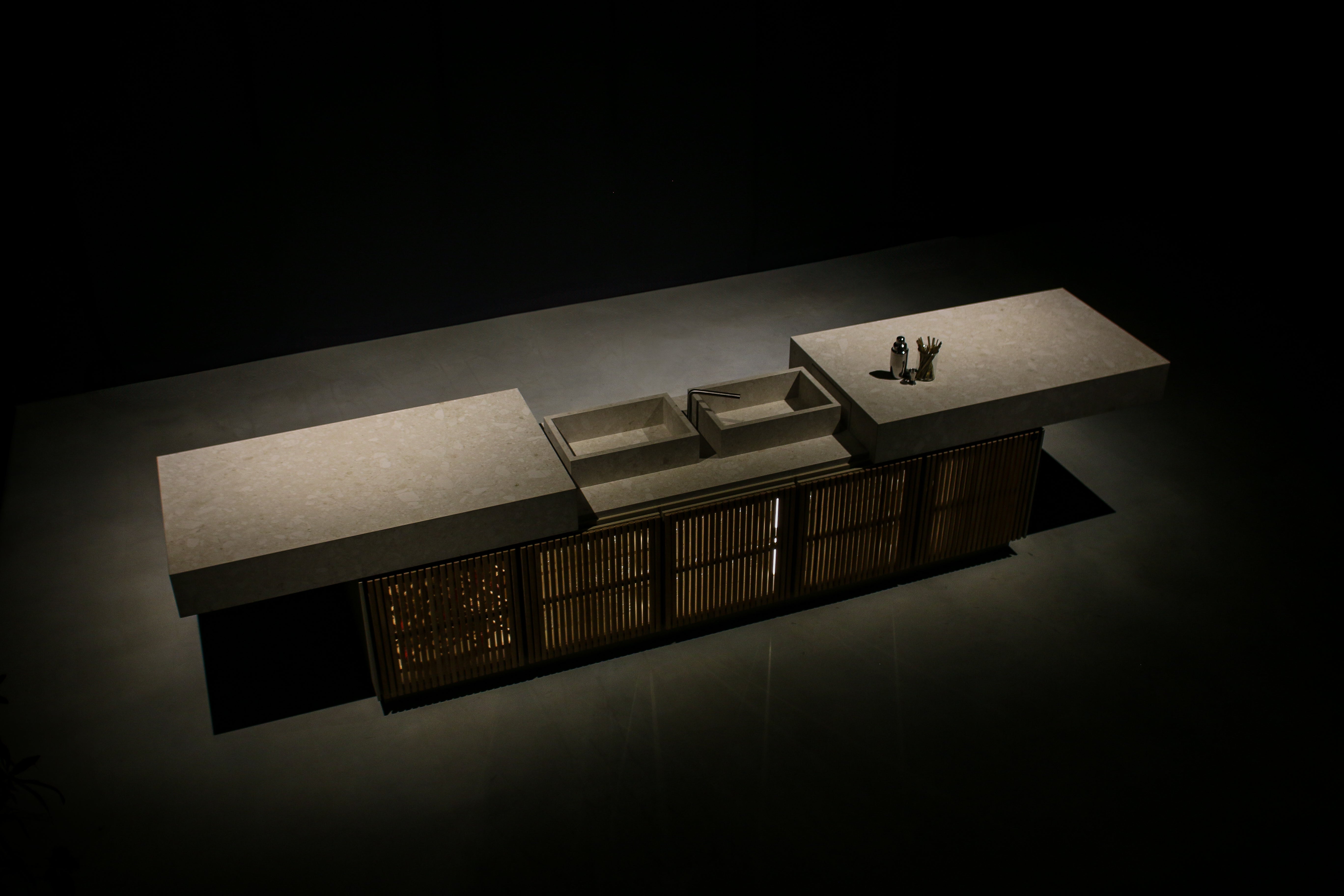 CUBIC Floating Bar Design