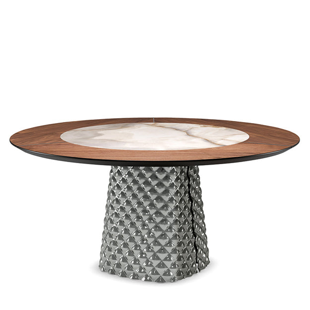 Cattelan Italia Atrium Keramik-Wood Round Dining Table