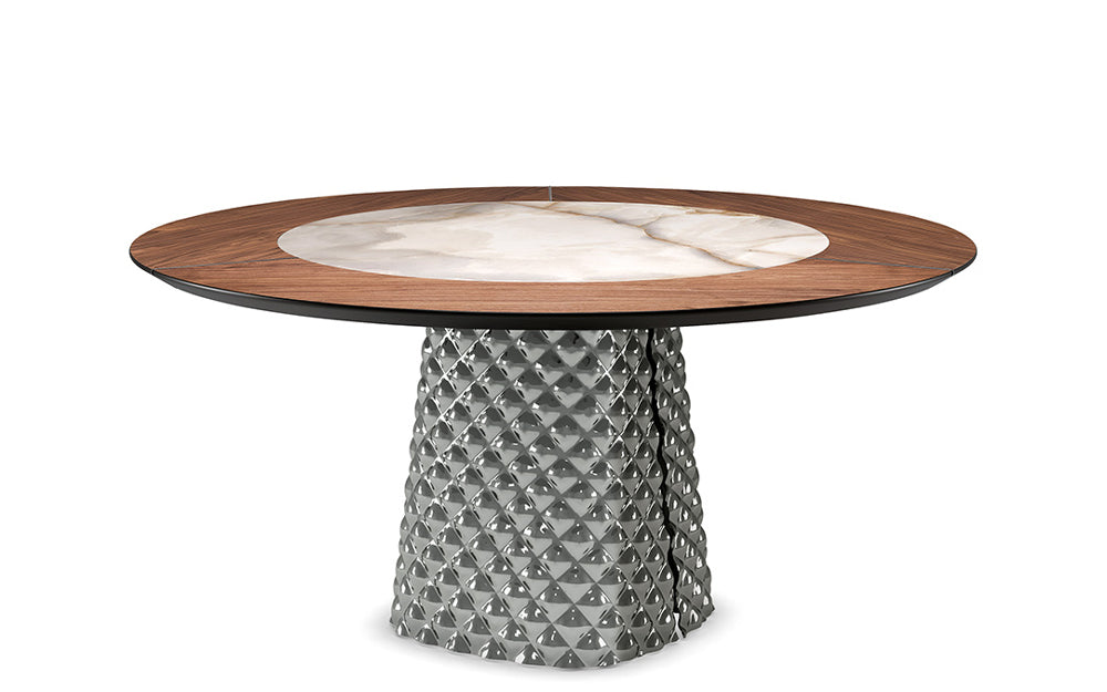 Cattelan Italia Atrium Keramik-Wood Round Dining Table