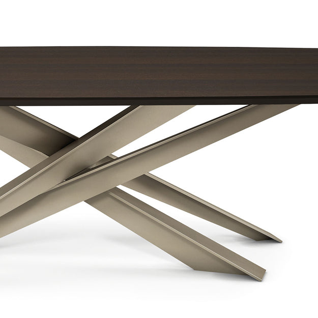 Cattelan Italia Lancer Wood Barrel-Shaped Dining Table